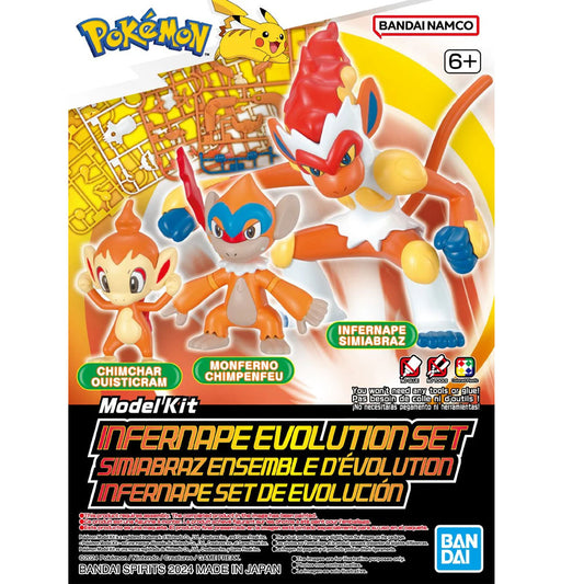 Pokemon Model Kit Infernape Evolution Set