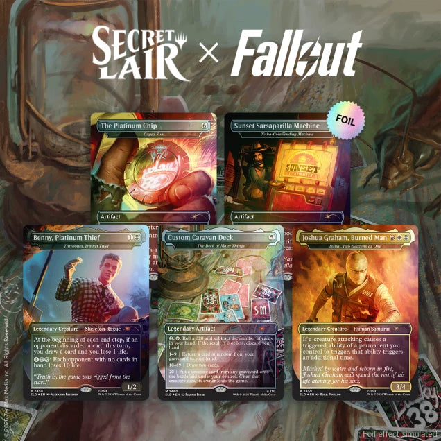 MTG Secret Lair: Secret Lair x Fallout®: Welcome to New Vegas Foil Edition