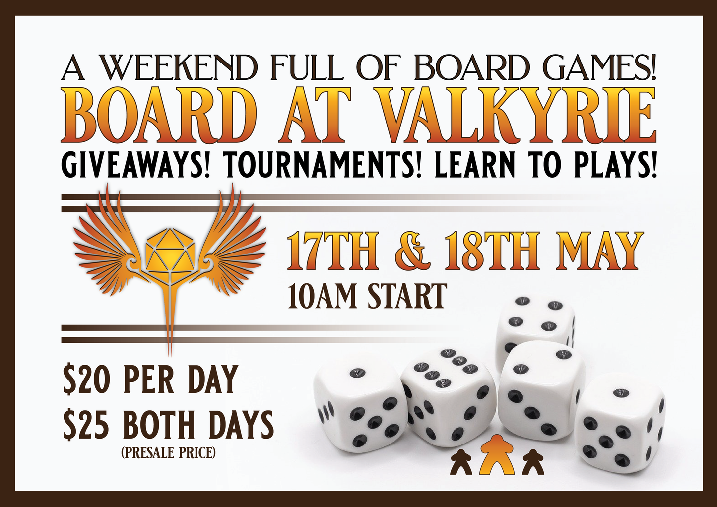 Board At Valkyrie Entry Ticket