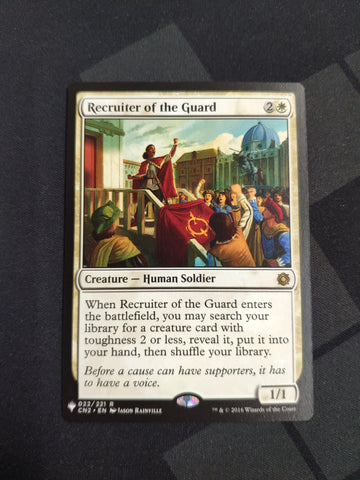 Recruiter of the Guard (mystery booster/the list)