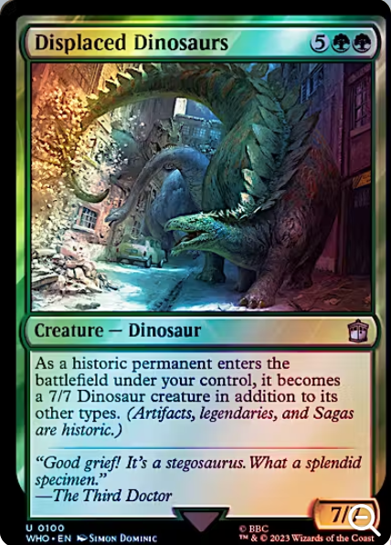 Displaced Dinosaurs (WHO foil)