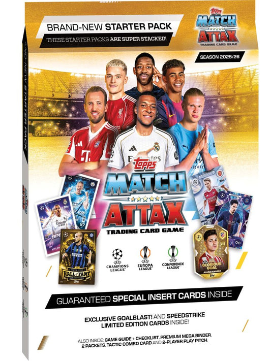 TOPPS UCC Match Attax Champions 2025/2026 League Start Pack