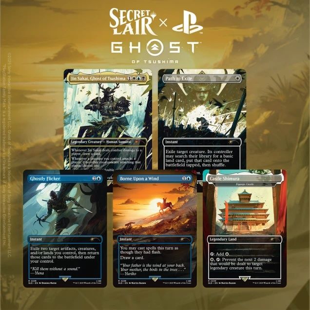 MTG Secret Lair: Secret Lair x Ghost of Tsushima
