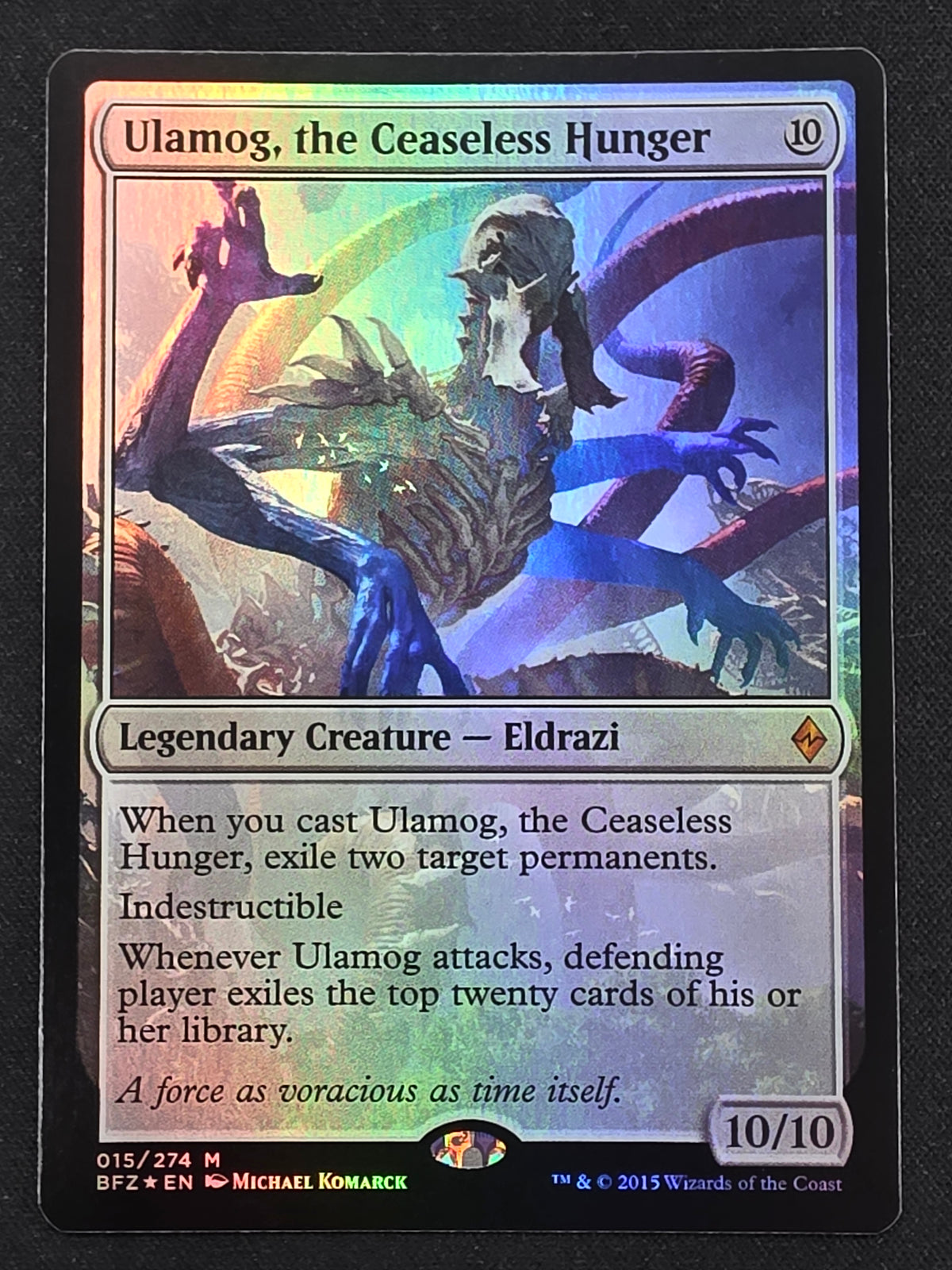 Ulamog, the Ceaseless Hunger (BFZ, Foil)