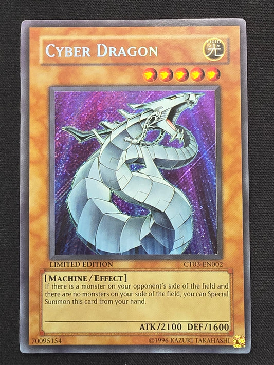 Cyber Dragon (CT03-EN002, Secret Rare, Limited Edition)