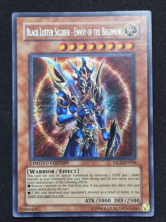 Black Luster Soldier - Envoy of the Beginning (MC2-EN004, Secret Rare, Limited Edition)