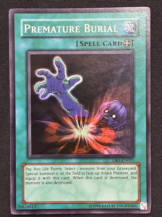 Premature Burial (DB1-EN091, Super Rare)