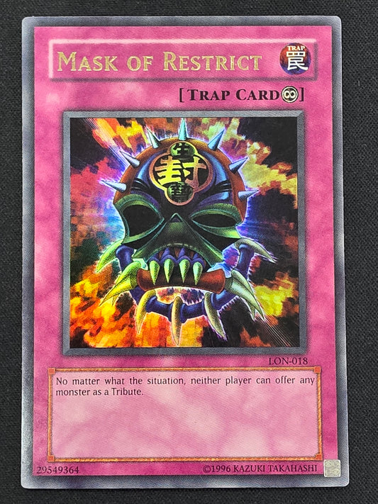 Mask of Restrict (LON-018, Ultra Rare)
