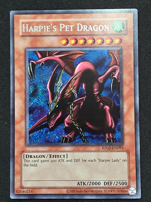 Harpie's Pet Dragon (RP02-EN093, Secret Rare)