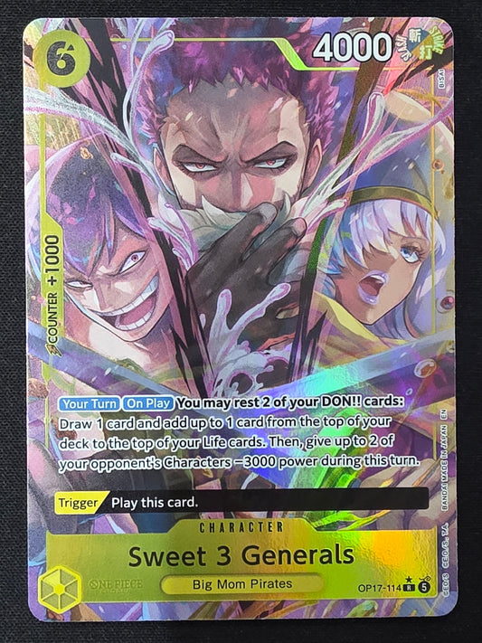 Sweet 3 Generals (OP17-114, ALT)