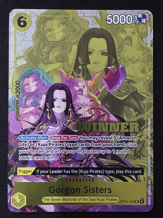 Gorgon Sisters (OP14-105, Winner Stamped)