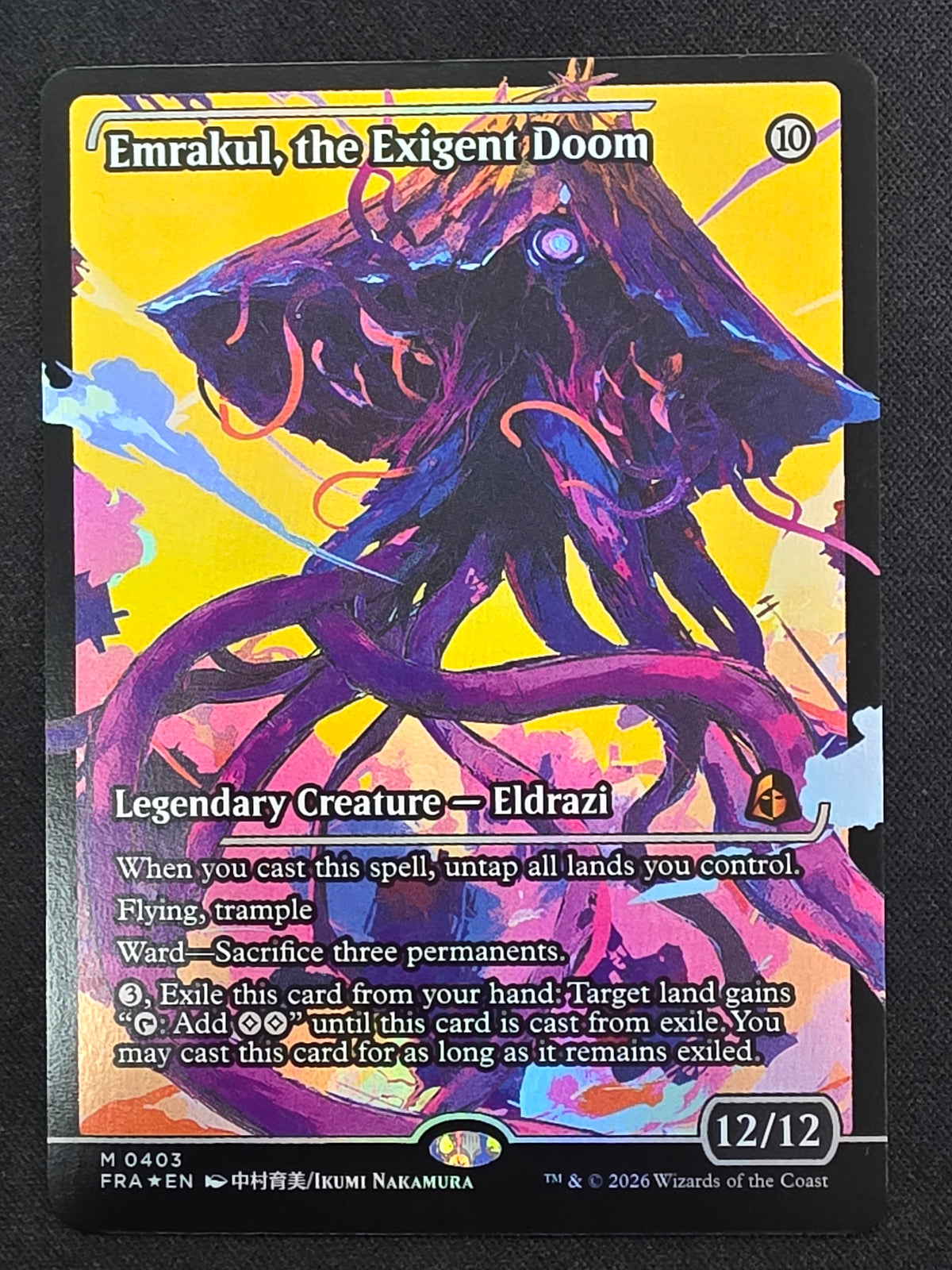Emrakul, the Exigent Doom (FRA, Foil Borderless)