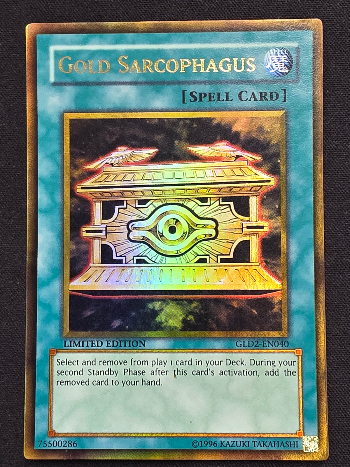 Gold Sarcophagus (GLD2-EN040, Limited Edition, Gold Ultra Rare)