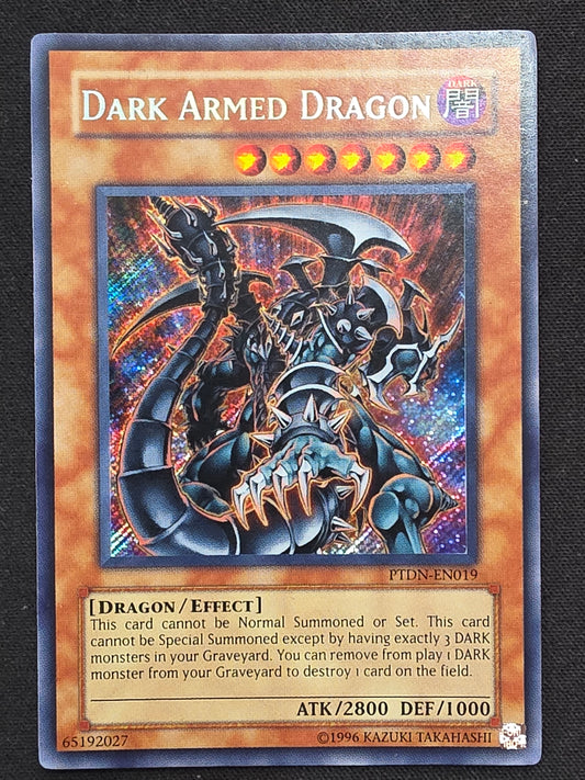Dark Armed Dragon (PTDN-EN019, Secret Rare)
