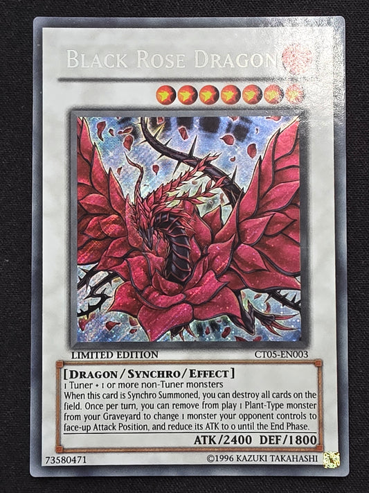 Black Rose Dragon (CT05-EN003, Secret Rare, Limited Edition)