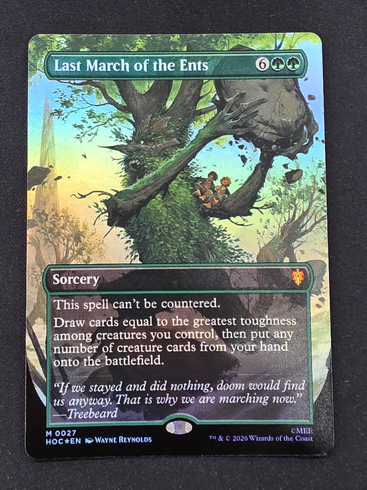 Last March of the Ents (HOC, Boarderless, Foil)