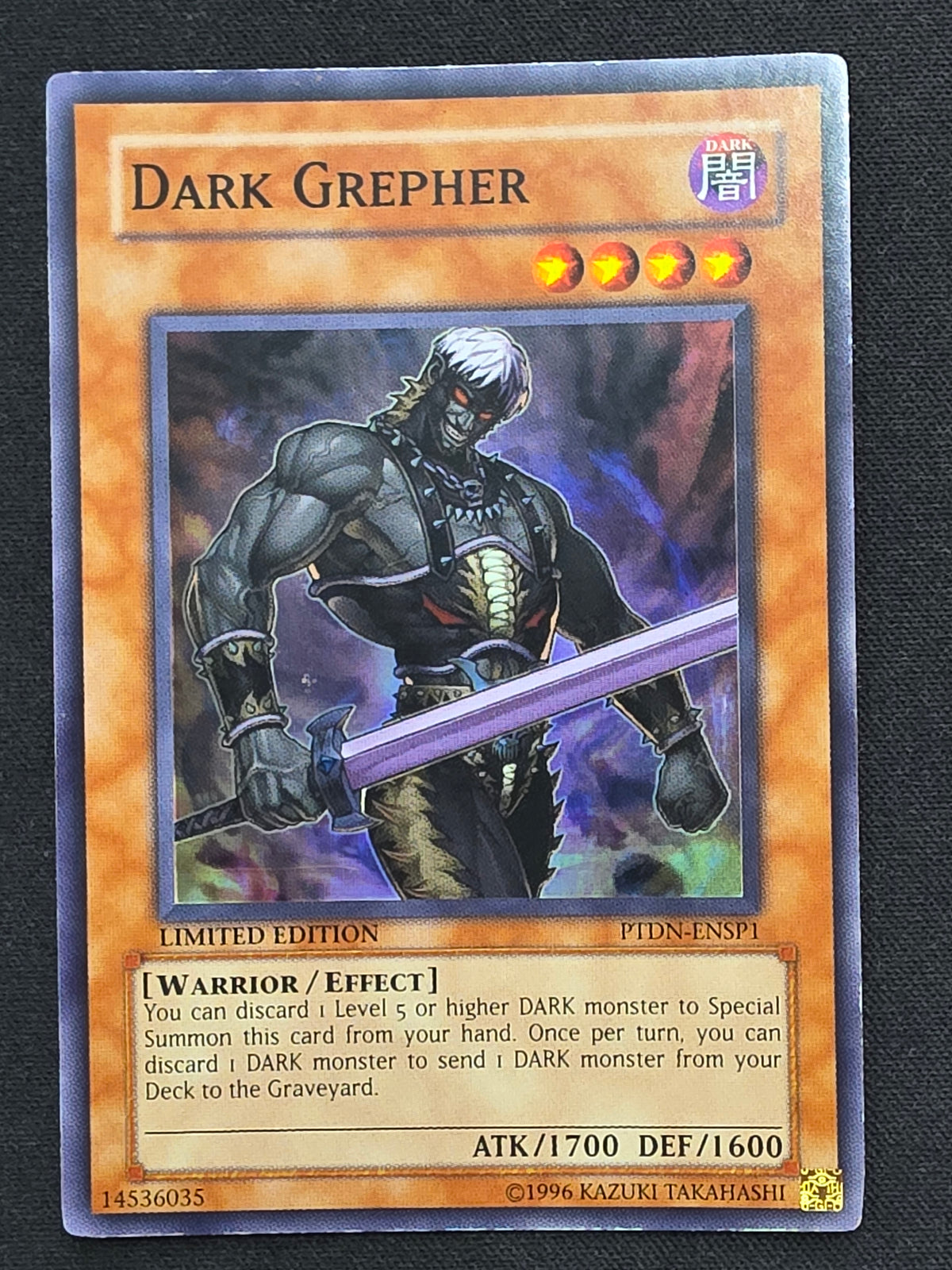 Dark Grepher (PTDN-ENSP1, Super Rare, Limited Edition)