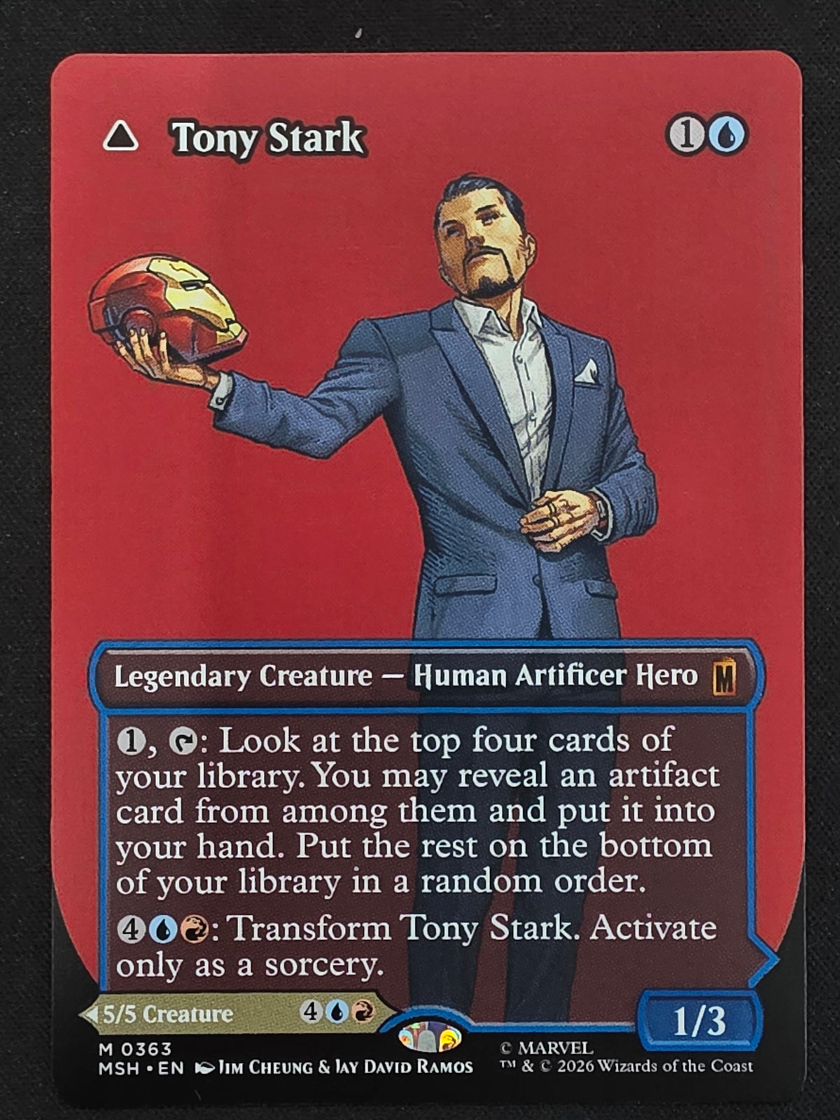 Tony Stark- The Invincible Iron Man (MSH, Borderless)