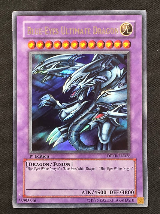 Blue-Eyes Ultimate Dragon (DPKB-EN026, Ultra Rare, 1st Edition)