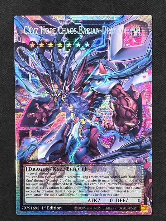 CXYZ Hope Chaos Barian Dragon (BETB-EN044, Starlight Rare, 1st Edition)
