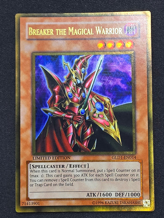 Breaker the Magical Warrior (GLD1-EN014, Limited Edition, Gold Ultra Rare)