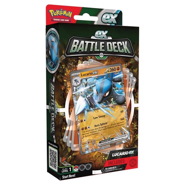 Pokemon EX Battle Deck Ampharos vs Lucario