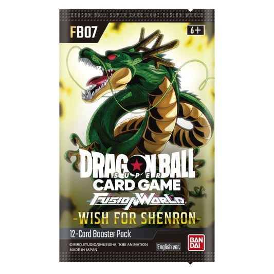 Dragon Ball Super Card Game: Fusion World – Wish For Shenron [FB07] Booster Pack