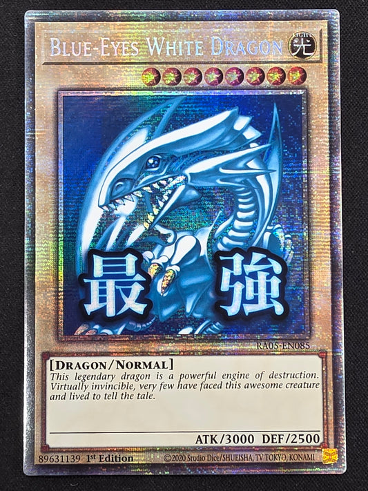Blue-Eyes White Dragon (RA05-EN085, Starlight Rare, 1st Edition)