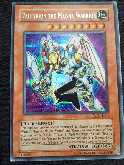 Valkyrion the Magna Warrior (World Championship 2004, GBA Promo Prismatic Secret Rare, WC4-E001)
