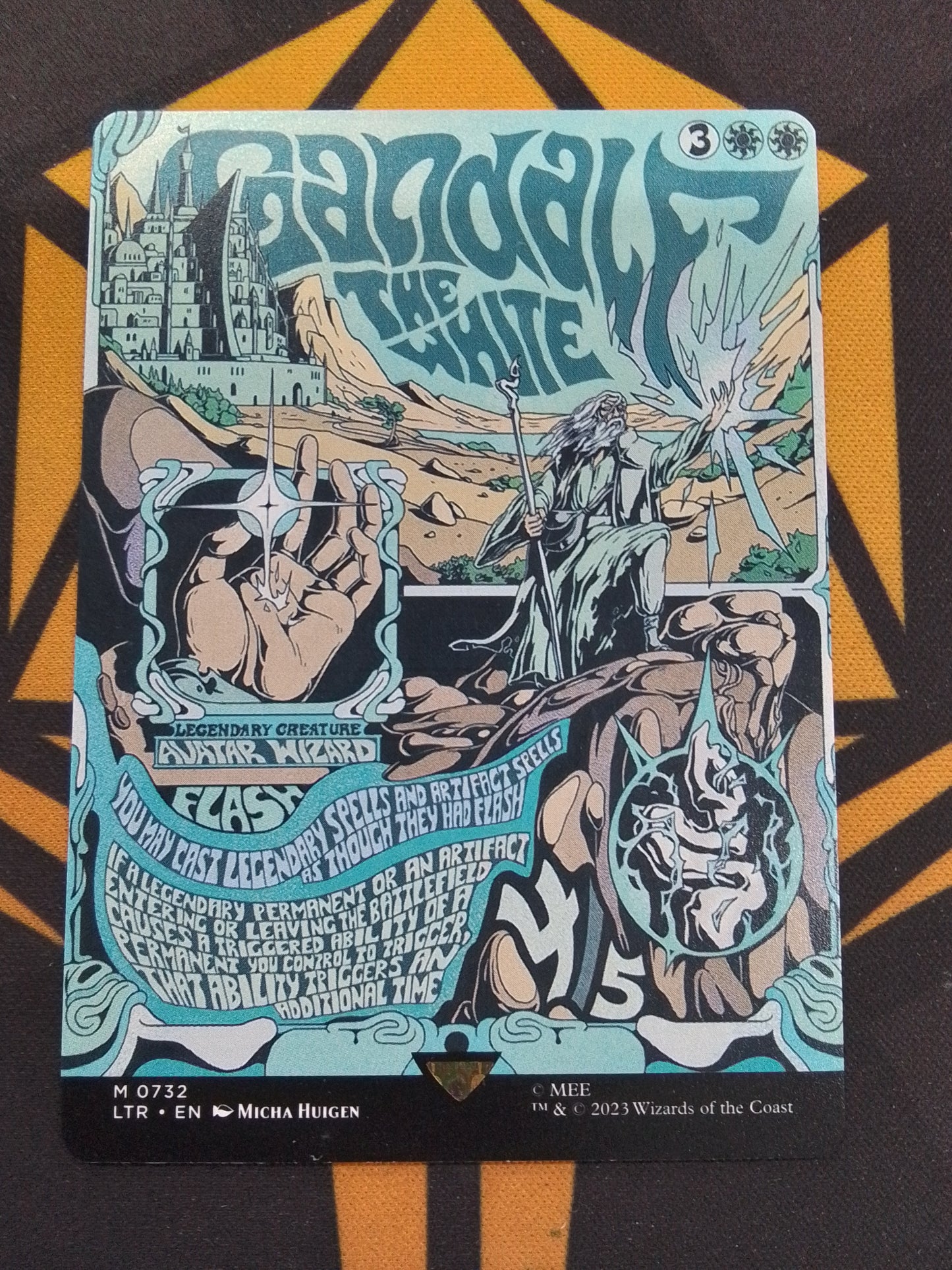 Gandalf the White (LTR borderless poster)