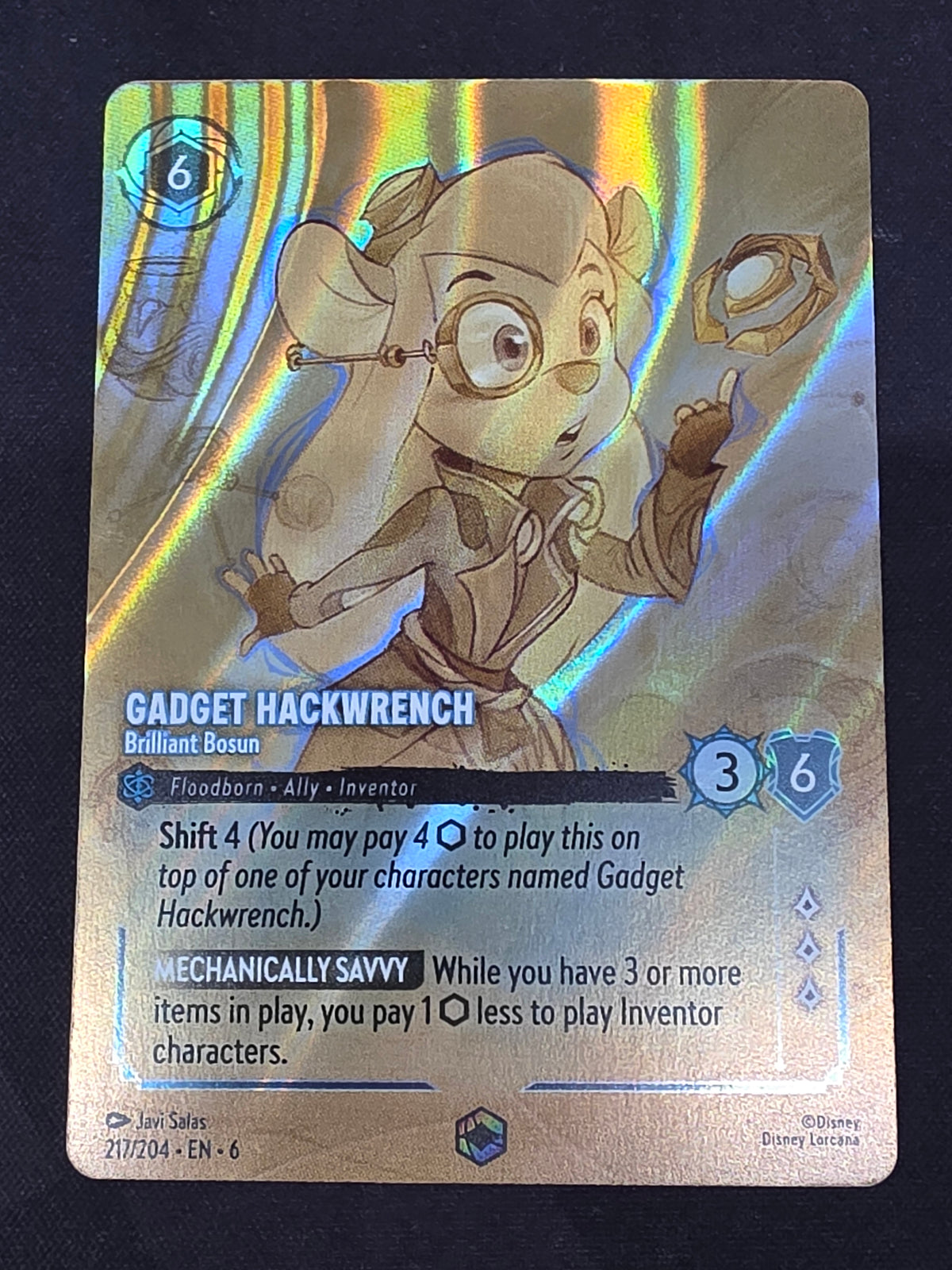 Gadget Hackwrench, Brilliant Bosun (217/204, Enchanted)