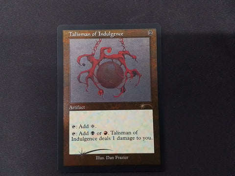 Talisman of Indulgence (Etched Foil, SDL)