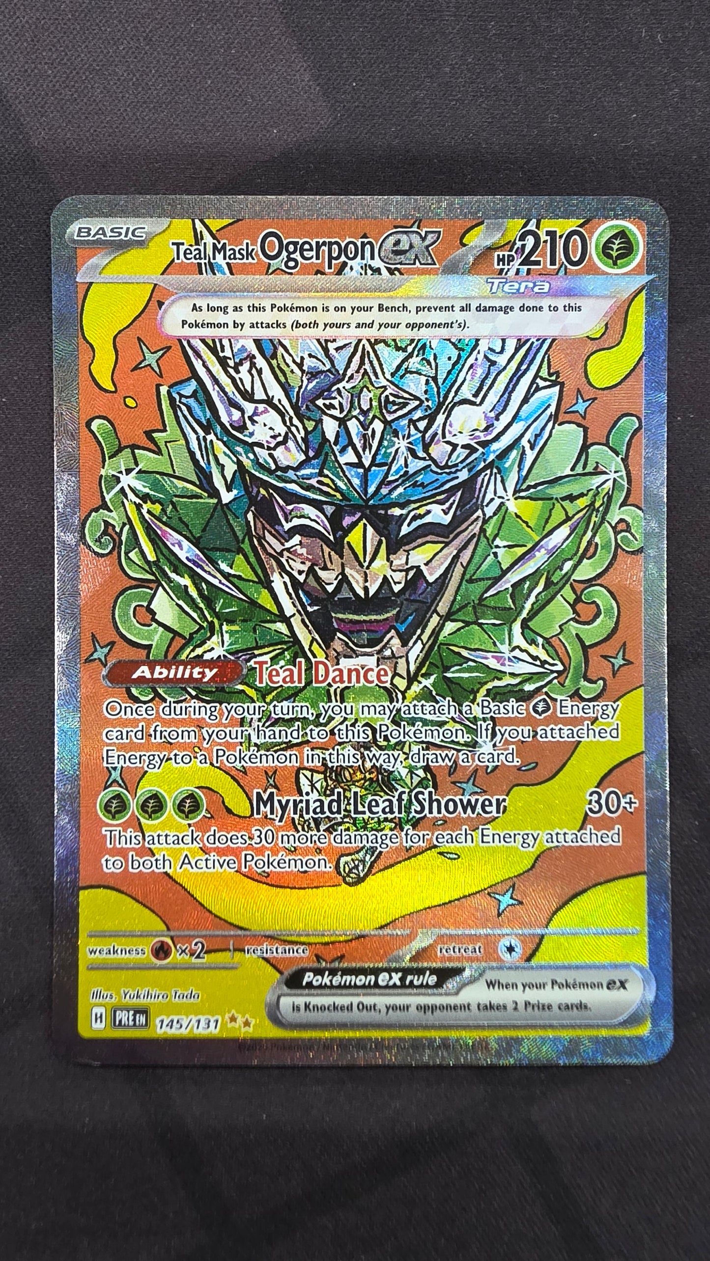Teal Mask Ogerpon EX (145/131,  DMG)