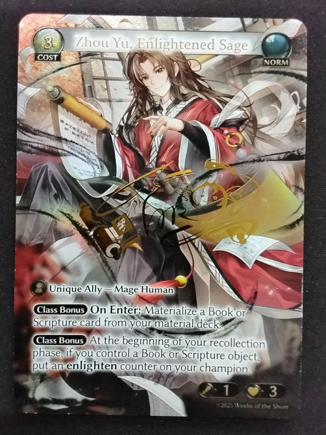 Zhou Yu, Enlightened Sage