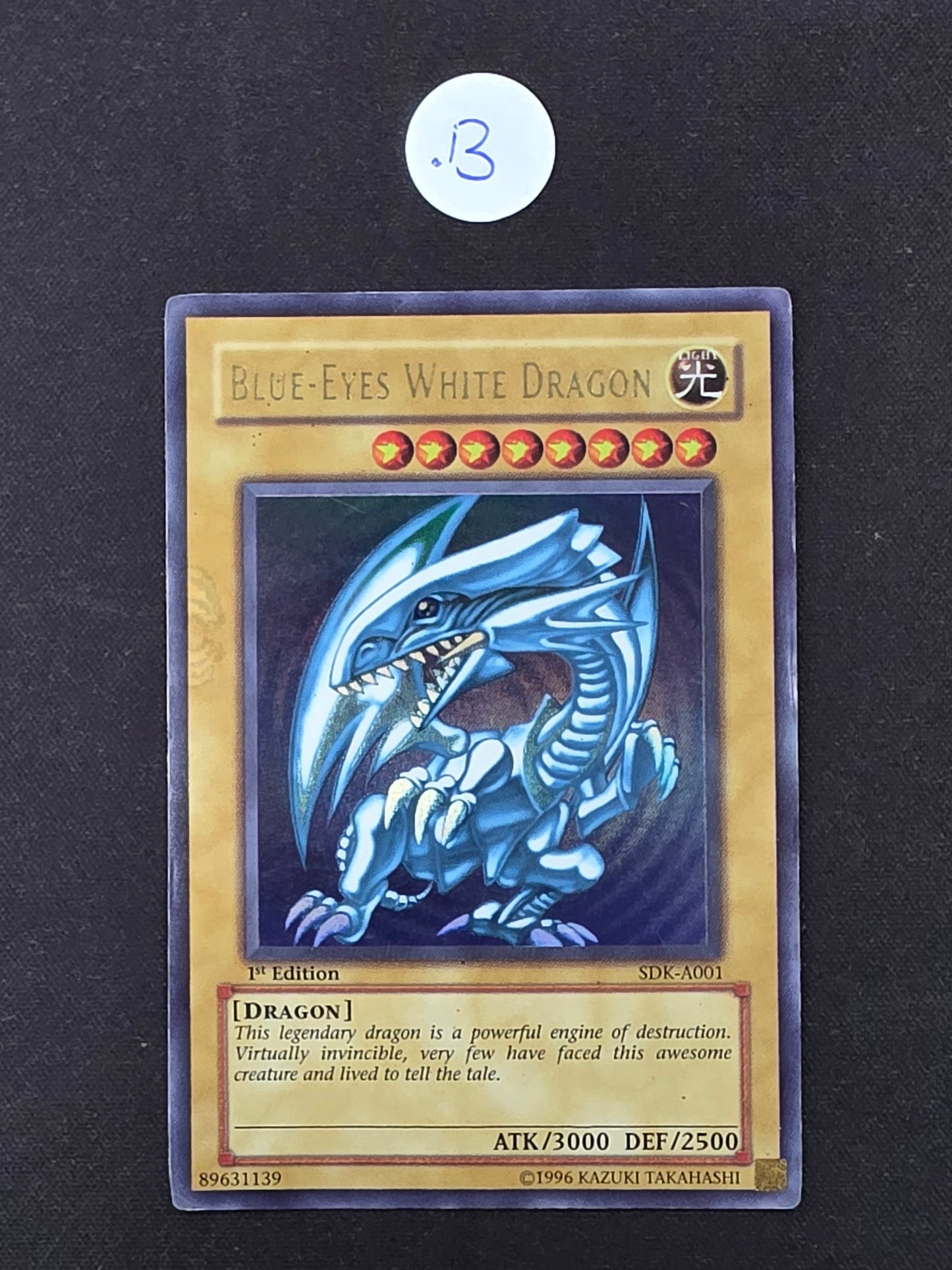 Blue-Eyes White Dragon (SDK-A001) DAMAGED