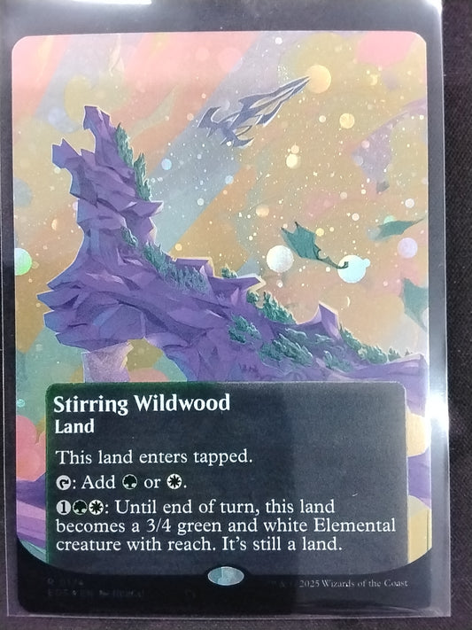 Stirring Wildwood (EOS, Borderless, Galaxy Foil)
