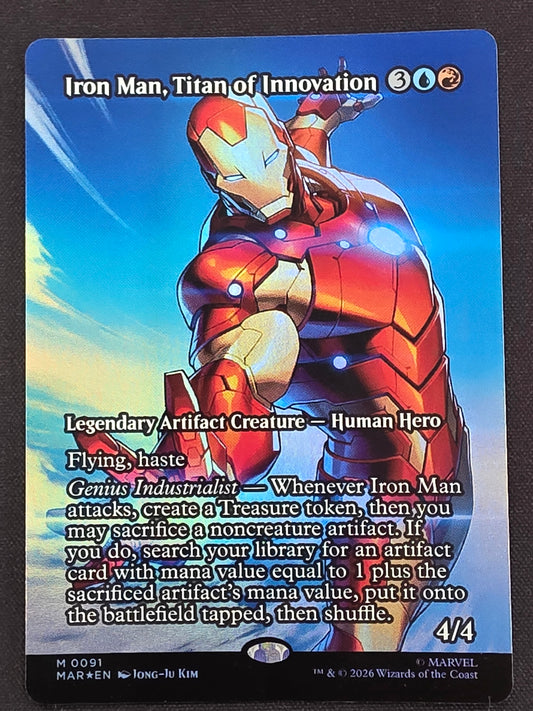 Iron Man, Titan of Innovation (MAR, Foil Borderless)