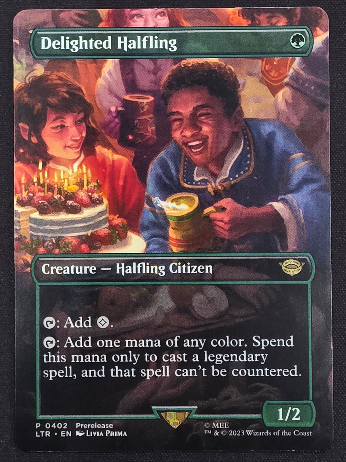 Delighted Halfing (LTR, Borderless)
