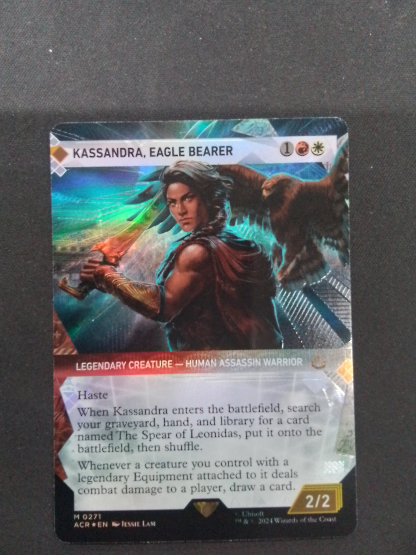 Kassandra, Eagle Bearer (ACR, Textured Foil)