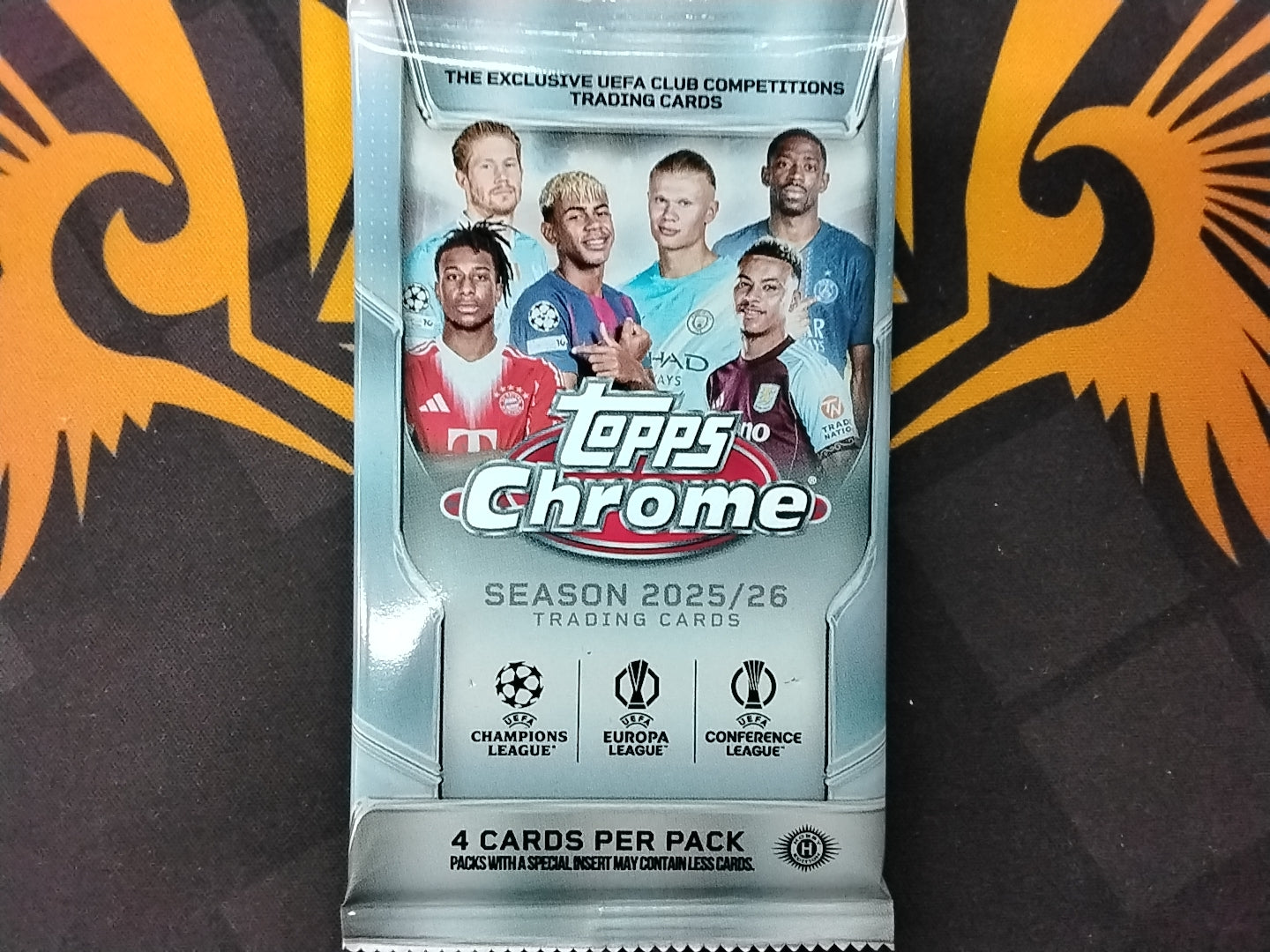 Topps Chrome Season 2025/2026 Football Booster Pack