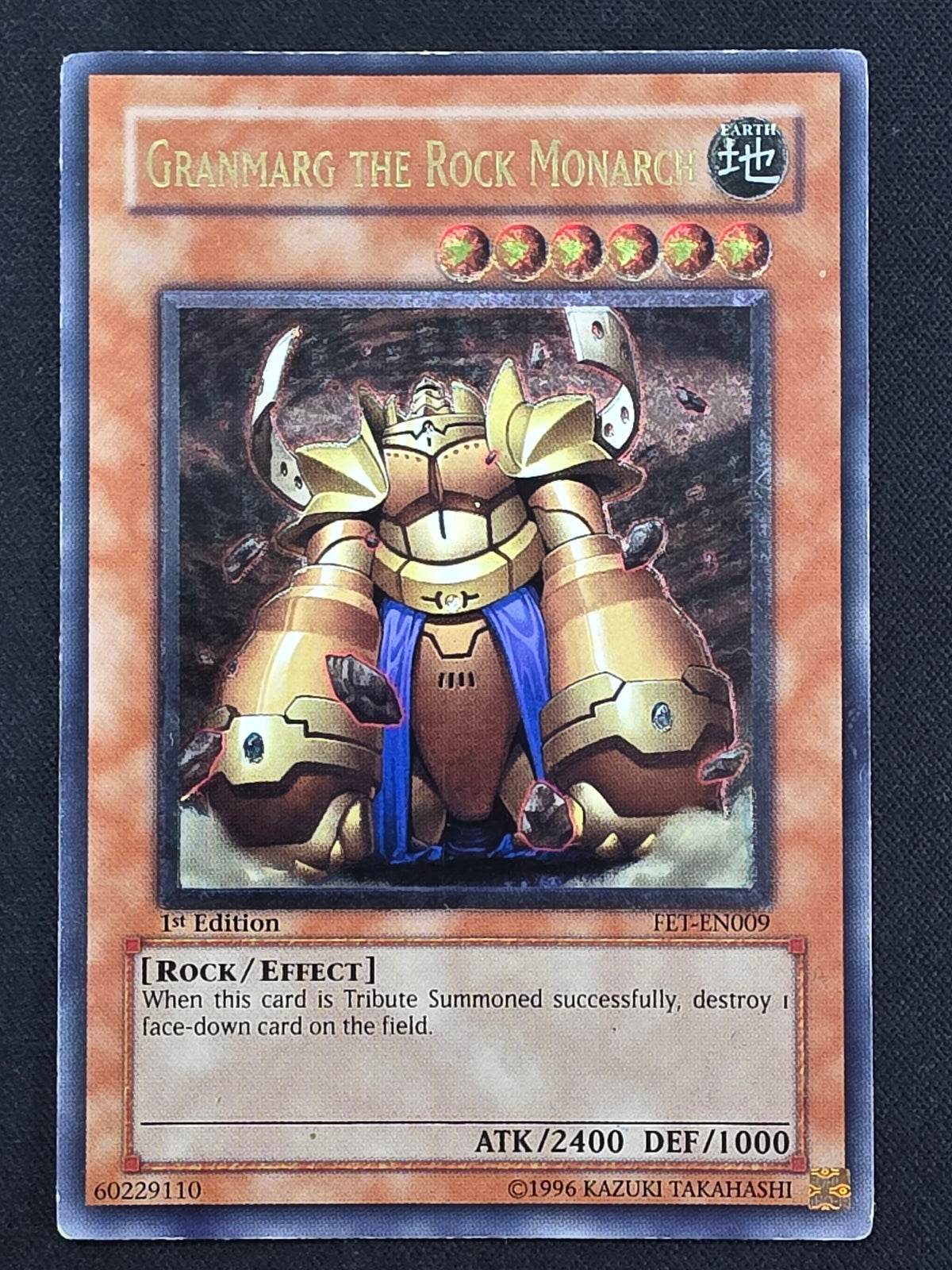 Granmarg the Rock Monarch (DMG, FET-EN009, Ultimate Rare, 1st Edition)