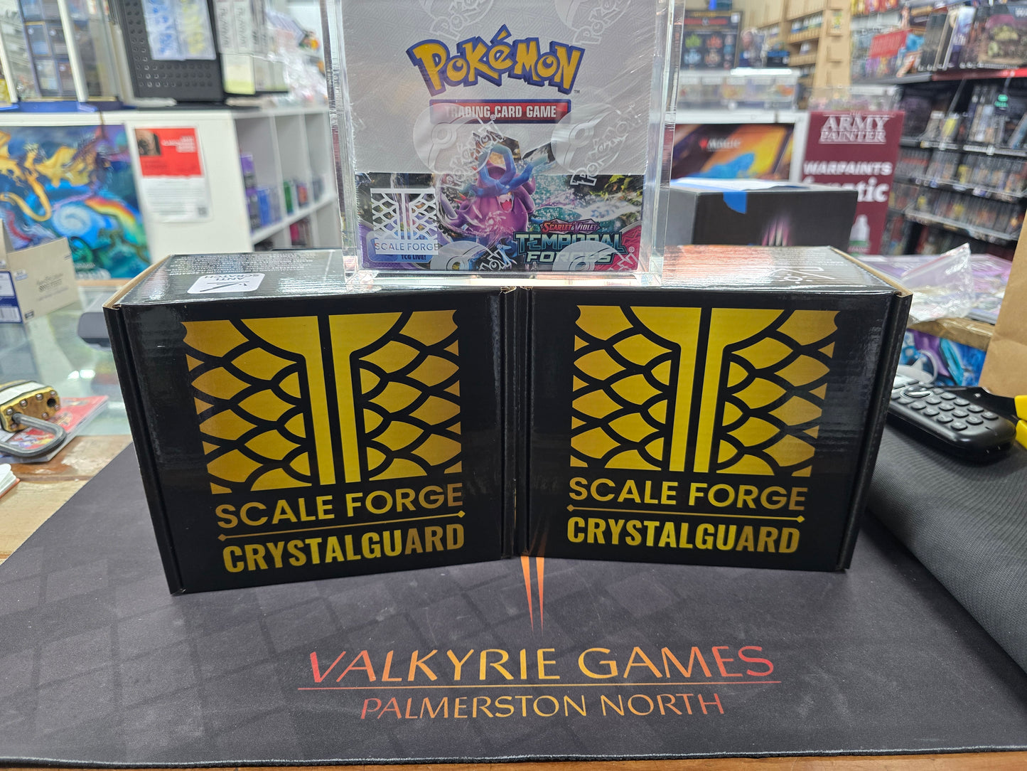 Scale Forge - Crystalguard | Pokémon TCG Booster Box Acrylic Case