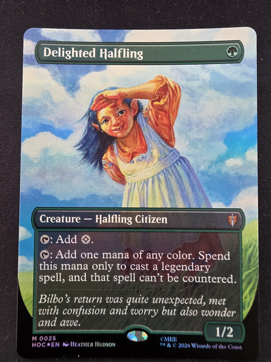 Delighted Halfling (HOC, Full Art)