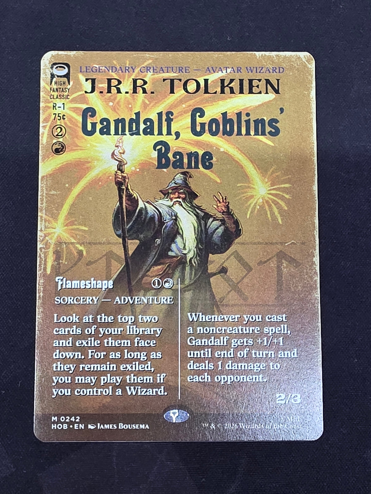 Gandalf, Goblins' Bane (HOB, Boarderless)