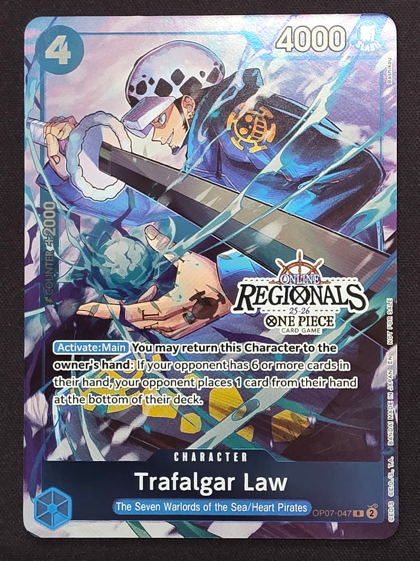 Trafalgar Law (OP07-047, Online Regionals Stamped)
