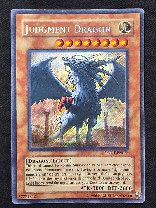 Judgement Dragon (LP, LODT-EN026, Secret Rare)
