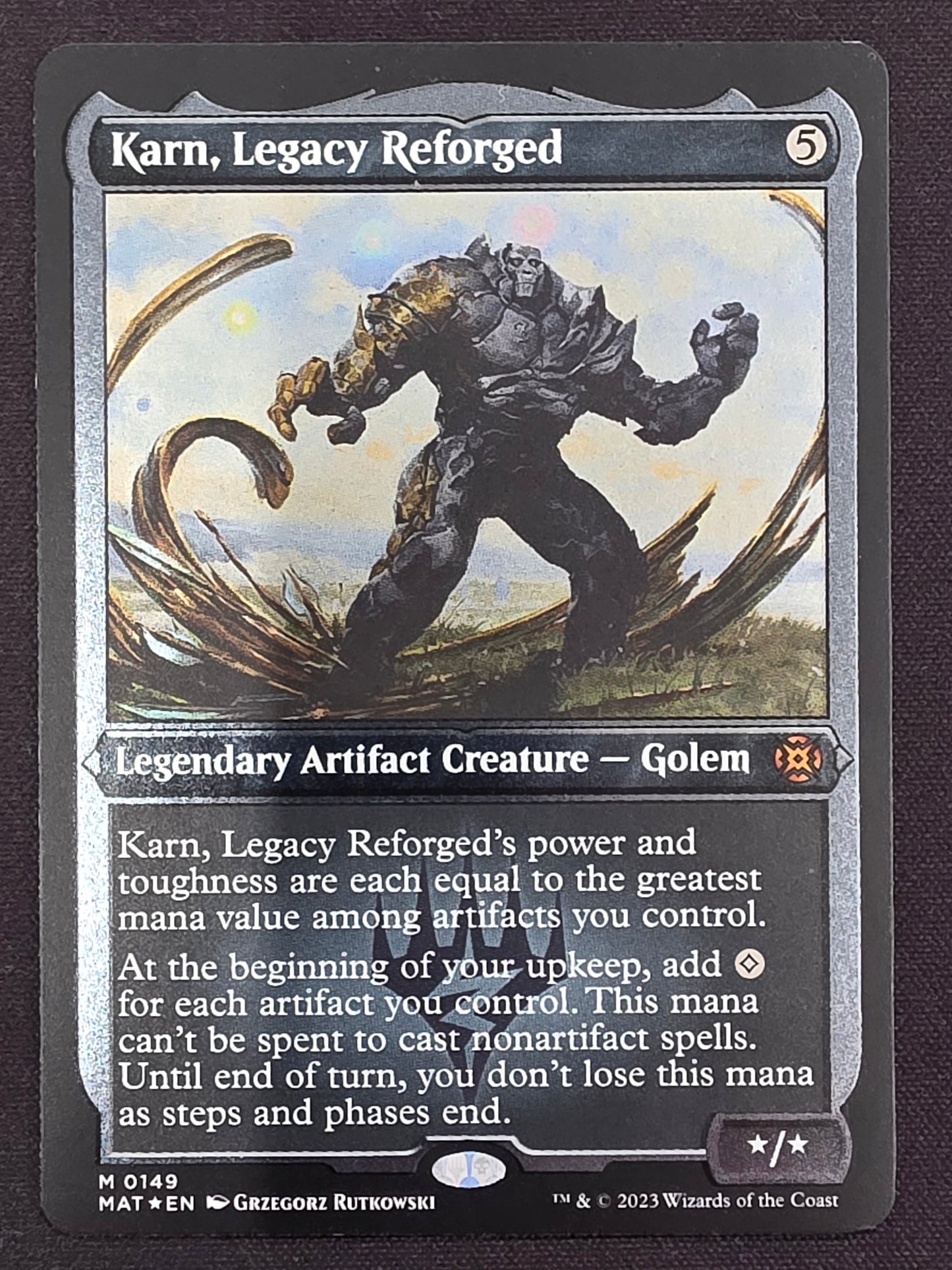 Karn, Legacy Reforged (MAT, Etched Foil)