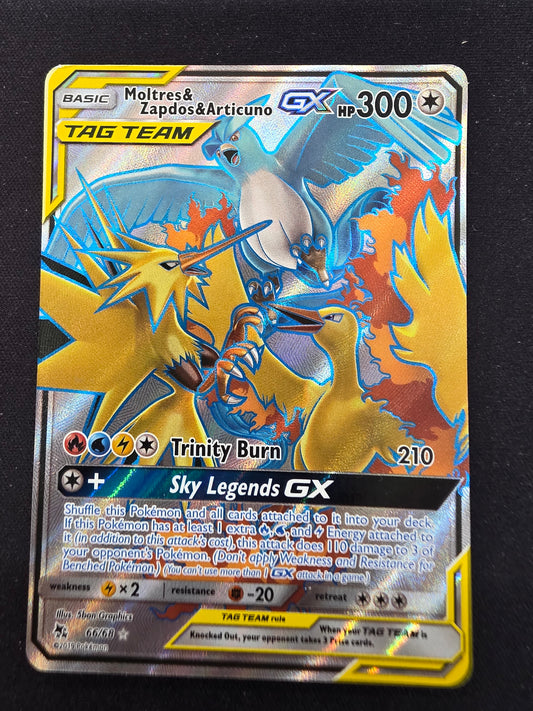 Moltres & Zapdos & Articuno GX 66/68 dmg