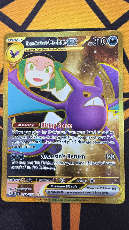 Team Rocket's Crobat EX (242/182)