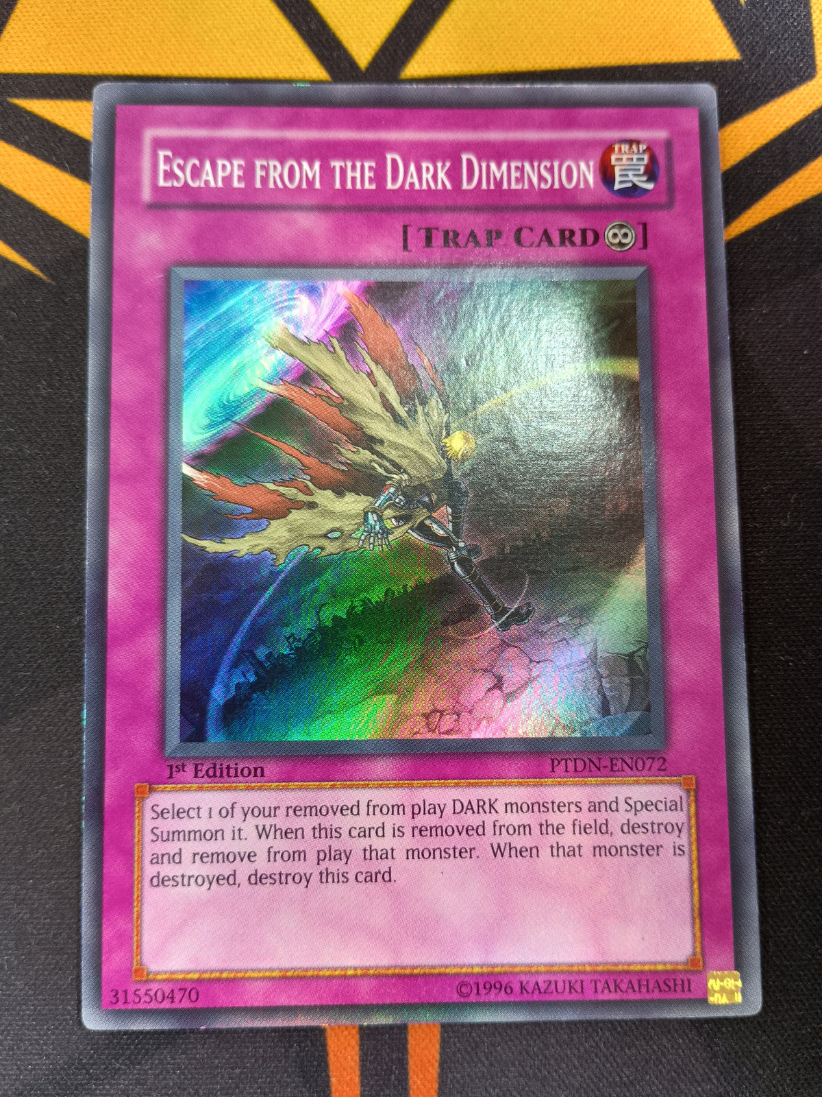 Escape from the Dark Dimension (Super Rare, PTDN-EN072, 1st Ed.)
